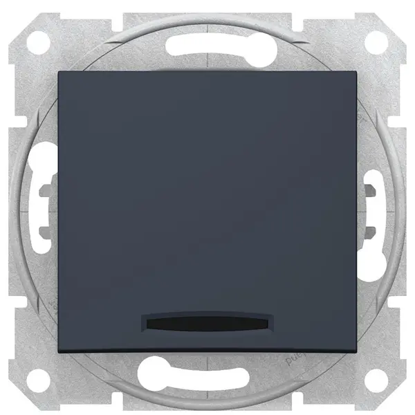 Intrerupator cap scara 10AX cu indicator luminos Schneider Sedna SDN1500170, grafit