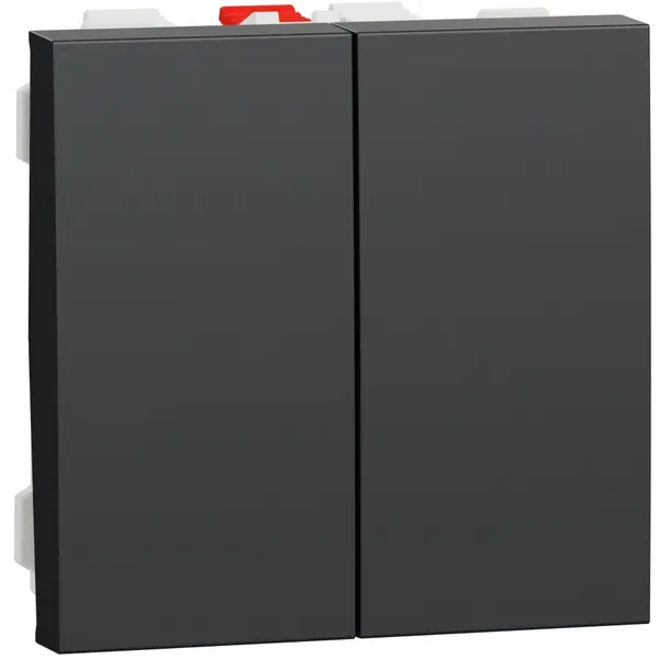 Intrerupator cap scara dublu 10A 2m Schneider Noua Unica NU321354, antracit