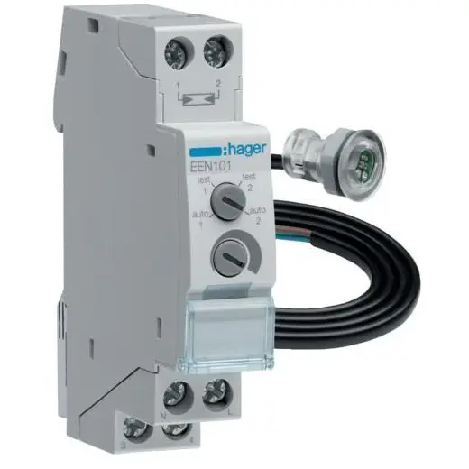 Intrerupator crepuscular 1M 230V, 16A AC1,celula montaj incastrat Hager EEN101