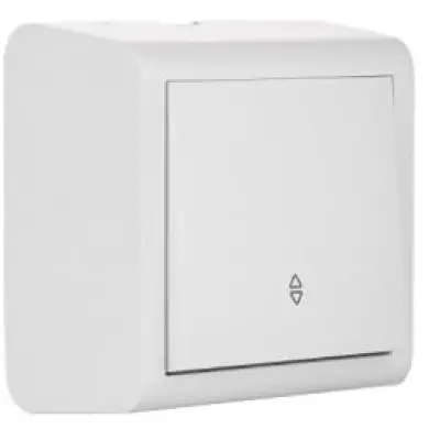 Intrerupator cu Revenire PT Nivo Ovivo OV00663, 10A, 250V, IP20, alb