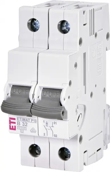 intrerupator de circuit etimat p10 1p+n b32 001901113