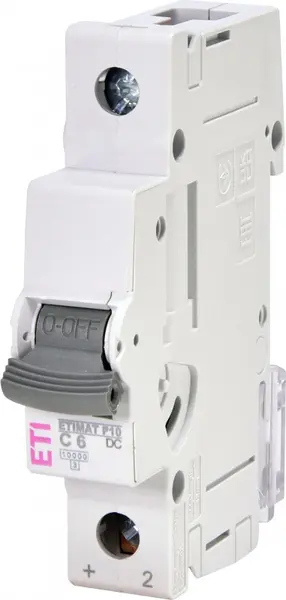 intrerupator de circuit etimat p10-dc 1p c6 001903027