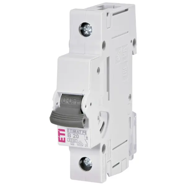 Intrerupator de circuit ETIMAT P6 1p B20 ETI 001900011