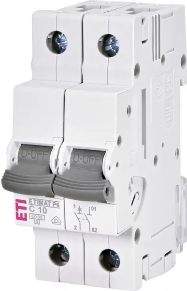 intrerupator de circuit etimat p6 1p+n c10 001900128
