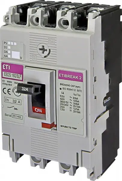 intrerupator de circuit in car eb2s 160/3lf 32a 3p 004671804
