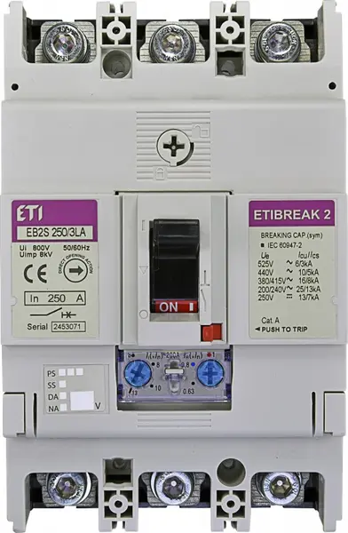 intrerupator de circuit in car eb2s 250/3la 250a 3p 004671888