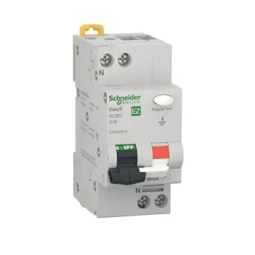 intrerupator diferential 16a 1p+n 30ma c 4.5ka, schneider