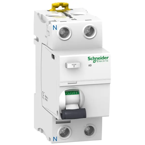 Intrerupator diferential RCCB 2P, 40A, 30Ma, Tip A Schneider A9R21240