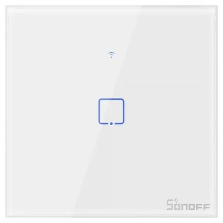 Intrerupator inteligent cu touch Sonoff T0 EU TX , WiFi, 1 canal 6920075725506