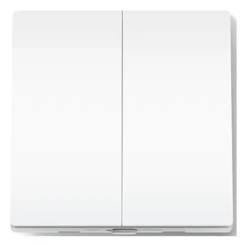 Intrerupator inteligent dublu TP-Link Tapo S220, Wi-Fi (Alb)