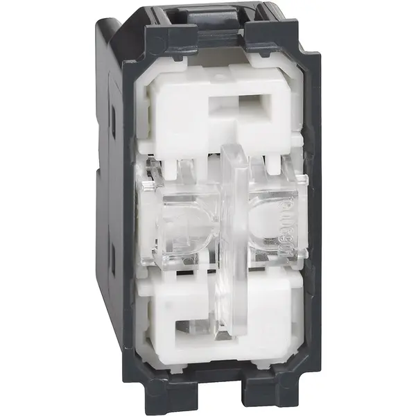 Intrerupator inversor, cu doua taste 1-0-2, neiluminabil 1M Bticino Living Now K4027, alb, negru