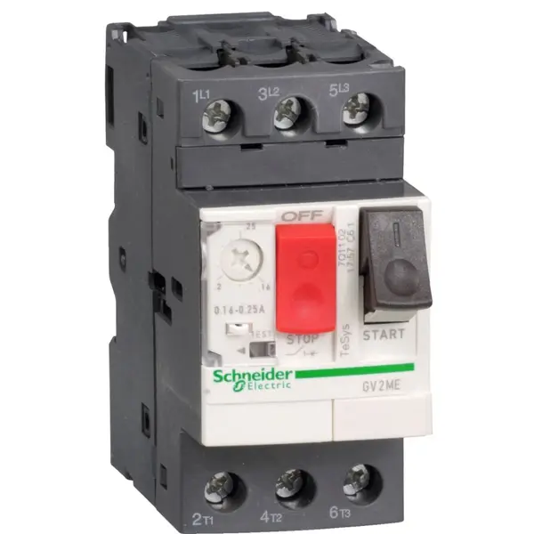 Intrerupator pentru motor 0,06 KW 0.16...0.25A Schneider GV2ME02