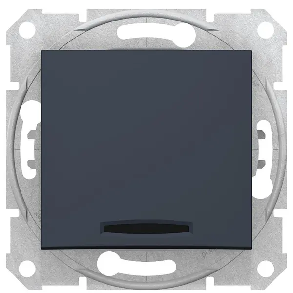 Intrerupator simplu 10AX cu indicator luminos Schneider Sedna SDN1400170, grafit