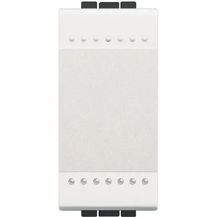 Intrerupator simplu 1M Living Light Bticino N4001N, alb
