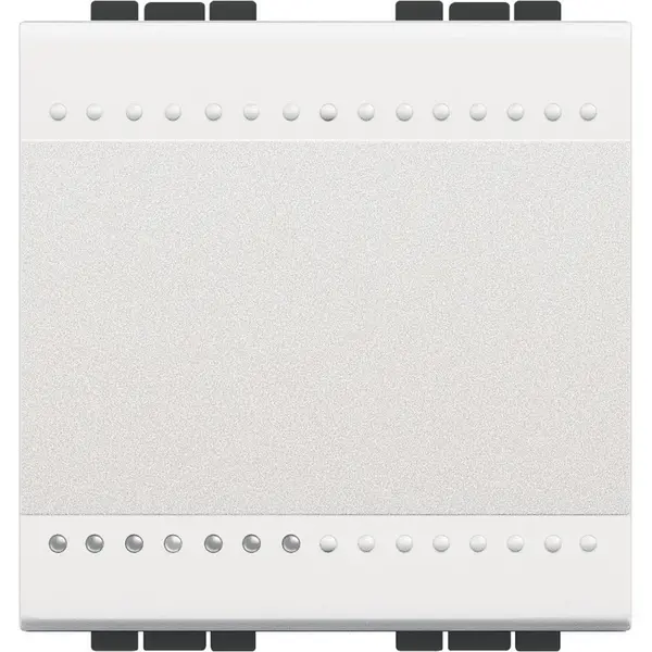 Intrerupator simplu 2M Living Light Bticino N4001M2N, alb