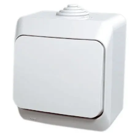 Intrerupator simplu aparent IP44 Cedar Plus Schneider WDE000510