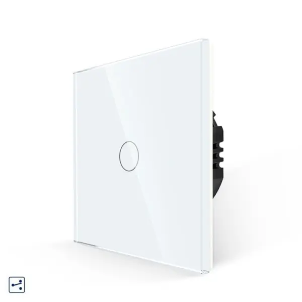Intrerupator simplu cap scara cu touch din sticla