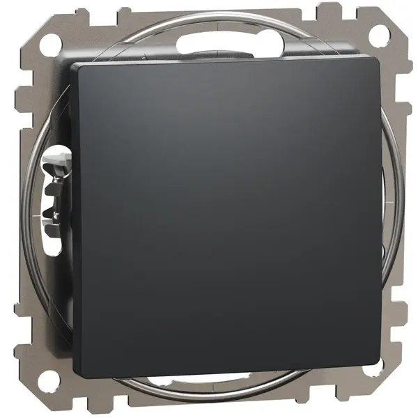 Intrerupator simplu, Schneider, SDD114101, Sedna Design, antracit