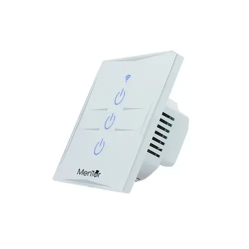 Intrerupator Smart triplu Mentor ES028 WiFi 10A 1800W, cu touch