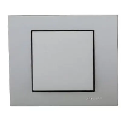 Intrerupator ST Grano Met Ovivo OV00101, 10A, 250V, IP20, argintiu