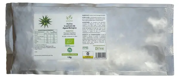 Inulină bio din agave, 1 kg, Benessence