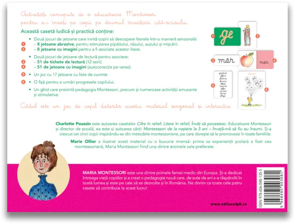 Invat sa citesc cu Montessori | Anne Ghesquiere, Charlotte Poussin