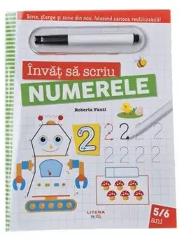 Invat sa scriu numerele. Scrie, sterge si scrie din nou, folosind carioca reutilizabila!/***