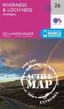 Inverness & Loch Ness, Strathglass. February 2016 ed, Sheet Map/Ordnance Survey
