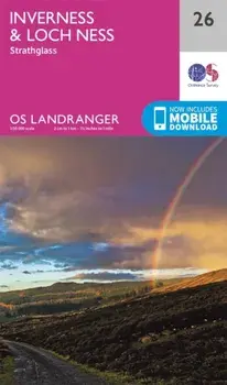Inverness & Loch Ness, Strathglass. February 2016 ed, Sheet Map/Ordnance Survey