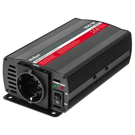 Invertor auto Rebel, 12V la 230V, 300W, unda sinusoidala modificata, 1 iesire