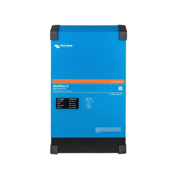 Invertor fotovoltaic hibrid Victron Energy MultiPlus-II PMP482505012, 48 V, 5000 VA, incarcator acumulator 70 A, 230 V, PowerAssist, VE.Bus