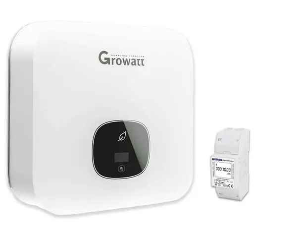 Invertor Monofazat, 3.6 kW, Eficienta 98.4% si Contor inteligent Monofazic, Growatt MIN3600-XH(AFCI)-Meter1