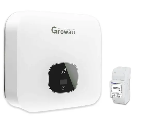 Invertor ON-GRID, 3KW, pentru sisteme fotovoltaice Monofazat si Contor inteligent Monofazic, MIN3000(AFCI)-Meter1