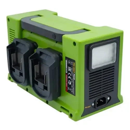 Invertor portabil pe acumulator PROCRAFT PSI20 330 W, 12 V 5 A, Lanterna LED integrata: 10 W 6 W