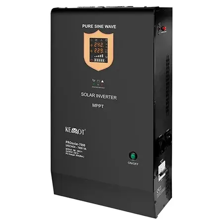 Invertor Si Ups Centrale 5Kw, 48V 230V 7000Va, 1 Mppt, Sinus Pur, Prosolar-7000 Kemot