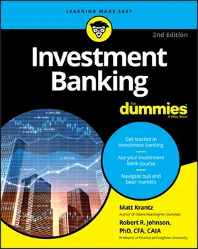 Investment Banking for Dummies, Paperback/Matthew Krantz