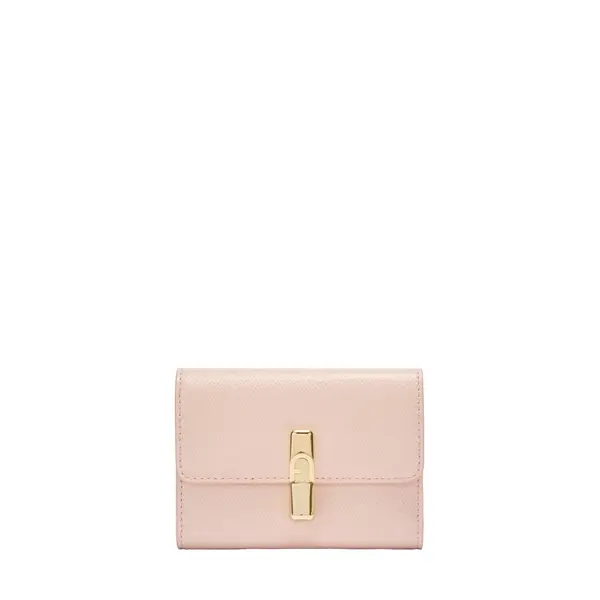 Iride s compact wallet dusty pink