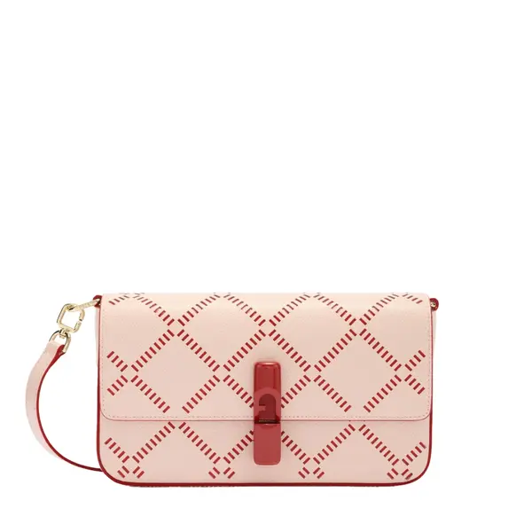 Iride s crossbody ares dusty pink + m1 red int