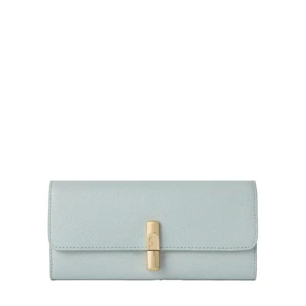 Iride xl continental wallet nebbia gray + panna int.