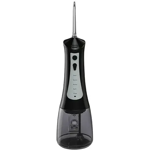 Irigator Lafe CleanPRO Black, 5 moduri de functionare, cu 6 rezerve diferite (Negru)