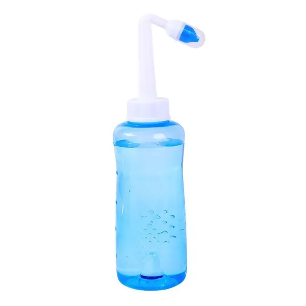 Irigator Nazal, Zamo, Nasal Wash, Curatare Sinusuri, Decongestie Nazala, Culoare Albastra, 2x Varfuri, 300ml