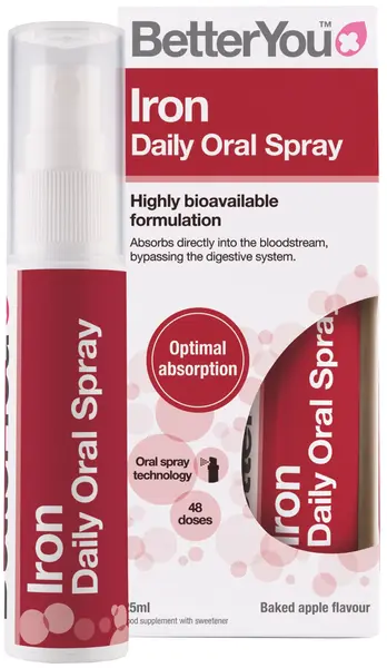 Iron Spray oral, 5 mg, 25 ml, 32 doze zilnice, Better You
