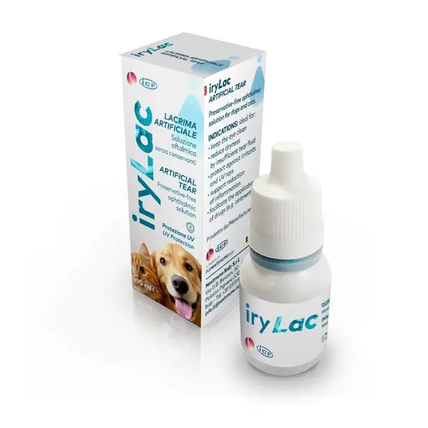 IryLAC, lacrimi artificiale caini & pisici, 10ml