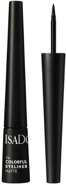 Isadora Eyeliner de lungă durată Colorful Eyeliner, 10 Black, 2.5 ml
