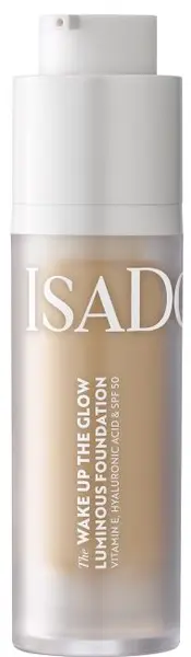 IsaDora Fond de ten hidratant de lungă durată Wake Up The Glow, 3W, SPF50, 30 ml