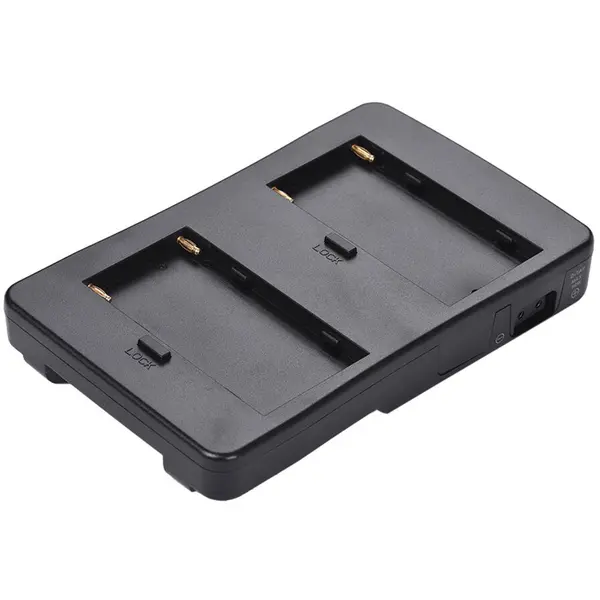 iShoot Adaptor F2-BP de la NP-F la V-mount cu 2 sloturi pentru NP-F550 NP-F750 NP-F970