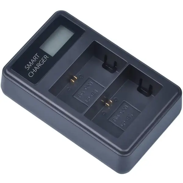 iShoot Incarcator smart incarcator Dual LC-E6 LP-E6 pentru Canon 5D II 7D 60D 70D 6D 5D III