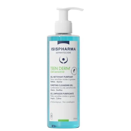 Isis Teen Derm Sensitive gel de curatare purifiant, 250ml Zephyr Labs