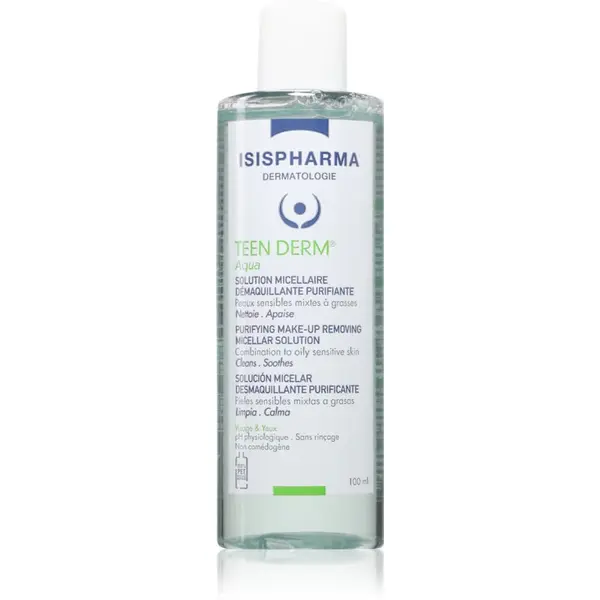 ISISPHARMA Teen Derm Aqua apa pentru curatare cu particule micele 100 ml
