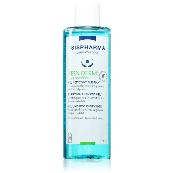 ISISPHARMA Teen Derm Gel Sensitive gel de curățare pentru tenul gras, predispus la acnee 100 ml